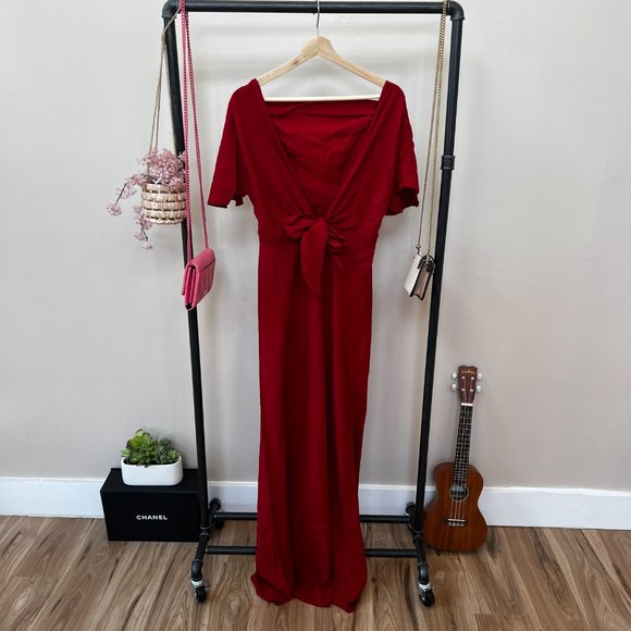Reformation Lassie Dress in Sangre - Picture 4 of 9